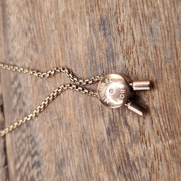 Michael kors copper gold tone slider bracelet adjustable  B2819 designer‎ - Picture 4 of 4